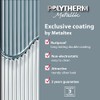 METALTEX Eckregal RINCONERA 2 P.POLYTHERM 'Reflex', Detailed in The Description,