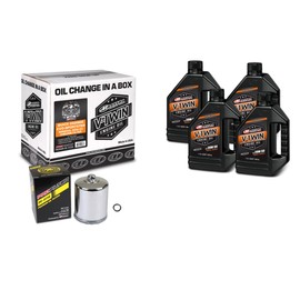 V-Twin Quick Change Kit Mineral w/Black Filter, Evo/Sportster