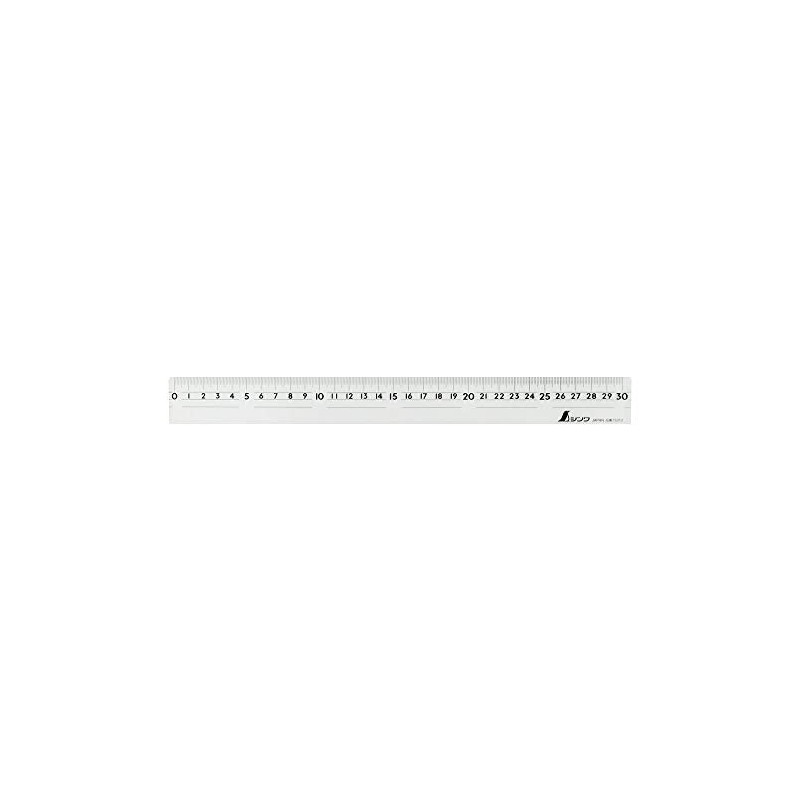 sinwa Direct Acrylic Ruler 30 cm with Scale 75310 
