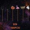 100Pcs Halloween Cocktail Picks, Halloween Toothpicks for Appetizers