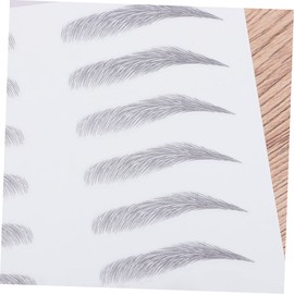Healvian 2pcs Eyebrow Transfer Stickers Imitation Eyebrow Hair Like Tool for Men Women Easy to Apply Black for Sparse Brows Lasting Confidence Boost