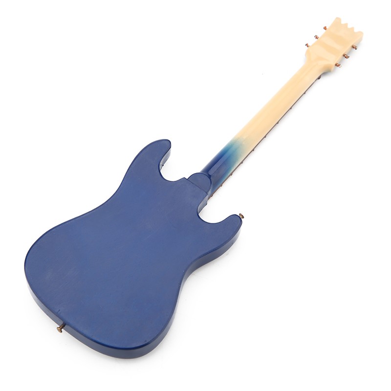 Exquisite Wooden Mini Guitar Model Display Decoration Home Coffee House