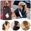 Pack of 3 Hair Bobbles with Zip Pocket, Scrunchies Hair