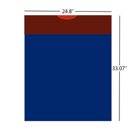 Bringer 200 Counts Blue Tall Kitchen Drawstring Trash Bags, 13 Gallon