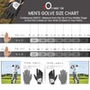 FINGER TEN Golf Gloves Men's All-Weather Left Hand Non-Slip Soft