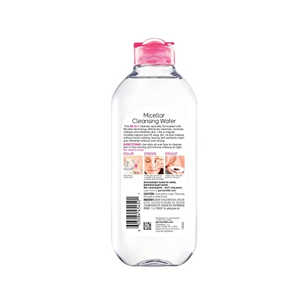 Garnier Garnier Micellar Water, Hydrating Facial Cleanser & Makeup Remover,