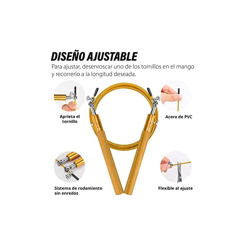 Altera Cuerda para Saltar de Aluminio Ajustable
