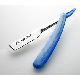 Sanguine Scissors Traditional Straight Razor with Blades and Case