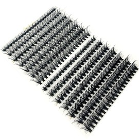 HBZGTLAD 30D/40D/50D/60D/80D Mink Eyelashes 280 Bundles Natural Eyelash extension 3D Russia Volume Individual Eyelash Cluster Makeup Tools Lashes (30D 40D-D Curl-0.07MM-MIX)