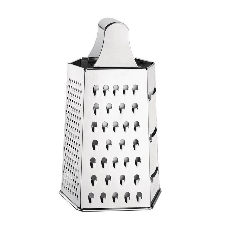 Vogue DM022 6 Way Hand Grater 230mm Stainless Steel Kitchen