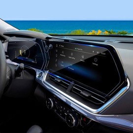 XCNGSUA 2PACK 2024 2025 Trailblazer Screen Protector for 2024 2025 Chevy Trailblazer Screen Protector for 2024 2025 Chevy Trailblazer LT/2RS/ACTIV Accessories 11in Navigation+8in Dashboard Touthscreen,9H Tempered Glass