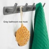 45cm Row Hook Wall Mount Aluminium Alloy Coat Towel Hook