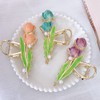 Magik 1~2 Pack Tulip Floral Enamel Large Metal Hair Claw