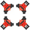 Wiewotsu 4Pcs 90° Corner Clamps, Light-Duty Spring Clamp for Crafts