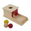 Tiger Montessori Object Permanence Box with Tray Three Balls for