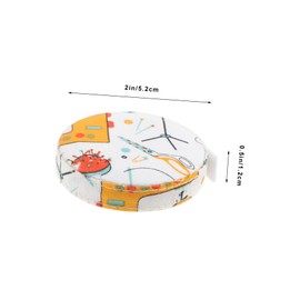 Operitacx Körpermaßband Maßband Druckknopf-rückzug Näh- und Schneiderwerkzeug