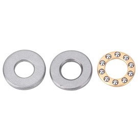 Miniature Bearings, 10 Pieces Thrust Ball Bearings, Thrust Needle Bearings, One Direction Ball Bearings, Flat Steel, Deep Groove Ball Bearing, Default