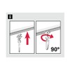 Gardinia 31552 Drehgleiter for Curtain Rods with Inner Chicago Series