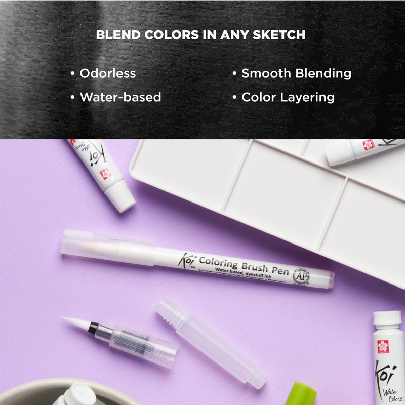 SAKURA XBR-Blend 2-Piece Blister Card Koi Colorless Blender Set