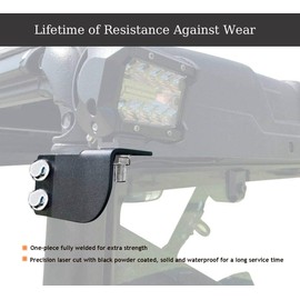 DarSeity Ranger Backup Light Bracket, Roll Cage of Rear Roof Pillar Reverse Light Pod Mount Compatible with Polaris Ranger 570 800 900 1000 XP Crew Full Size 2013-2024