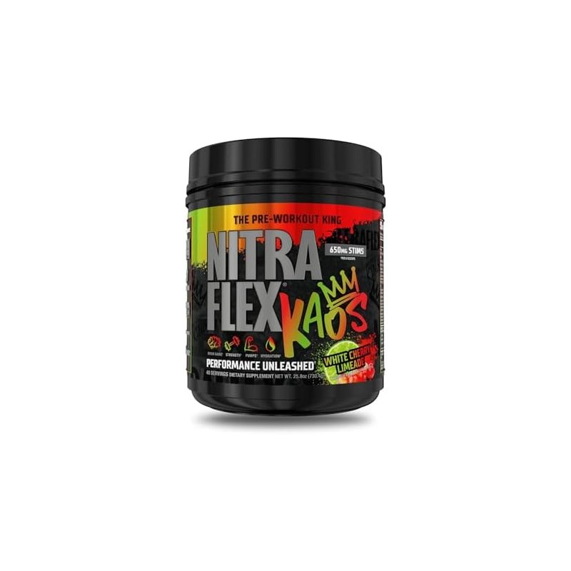 GAT SPORT Nitraflex KAOS Pre Entreno en Polvo - The