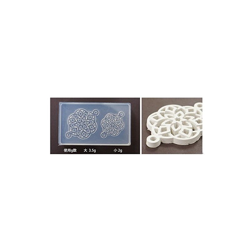 Aida Chemical Industry Art Clay Original 3D Parts Mold Cloisonne