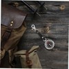 WOONEKY 1pcs Compass Keychain Zinc Alloy Hiking Carabiner Outdoor Survival
