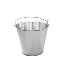 Vollrath Tapered Dairy Pail / Utility Bucket (12 1/2-Quart, Stainless Steel)