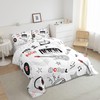 Feelyou Kids Guitar Comforter Set Full Size Rock Music Comforter