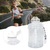1500ml Large Capacity Sports Water Bottle Portable Scale Marking Poping