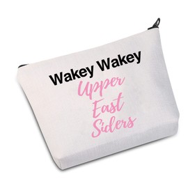 Gossip Girl Inspired Gift Wakey Wakey Upper East Siders Cosmetic Bag Gift for BFF (Wakey Wakey B EU)