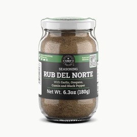 SMP Rub del Norte – Mexican All-Purpose Seasoning with Mexican Oregano & Cumin, 100% Natural, Preservative-Free; For Cabrito, Discada, Stews, Beans, Rice & Tacos – 6.3 oz