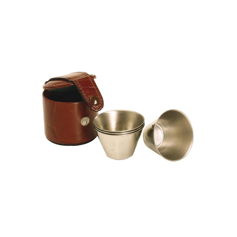 Bisley 1oz Cup Set of 4 Silver