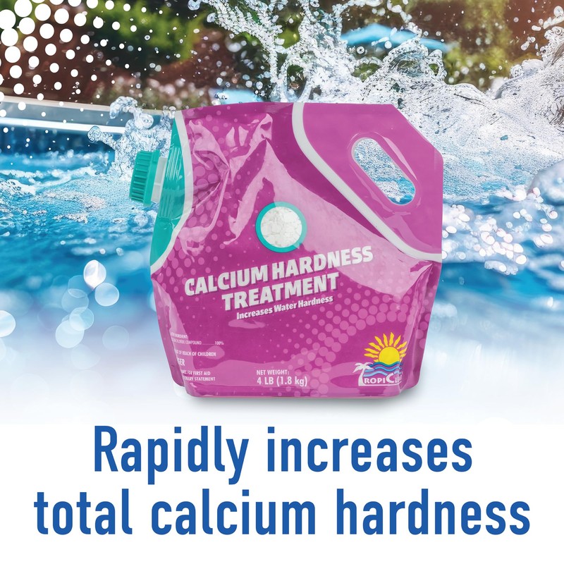 TropiClear Pool Calcium Hardness Increaser – Prevents Surface Damage &
