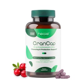 CranCap Cranberry Pills for Urinary Tract Health - 90 Count, 36mg of Potent PACs - Cranberry Extract Helps Cleanse & Protect The Urinary Tract from A UTI - Non-GMO, Vegan and Gluten-Free