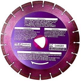 pro right industry 12" Soff-Cut Early Entry Diamond Blade Excel Purple XL12-1000 Item 542756105 - 1
