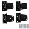Barcaloo 3-1/2 Heavy Duty T Hinge Gate Shed Door Hinges,