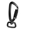 Carabiner Clip Auto Locking Square Bottom 360 Rotational Hook Accessory