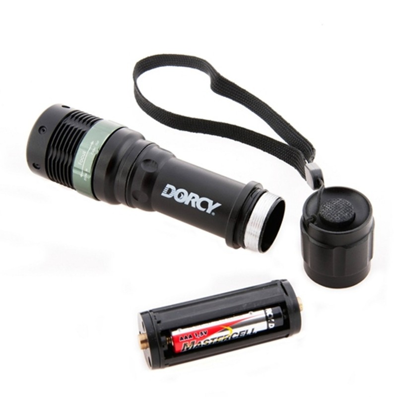 Dorcy 130-Lumen Weather Resistant Optic Lens LED Flashlight with Nylon