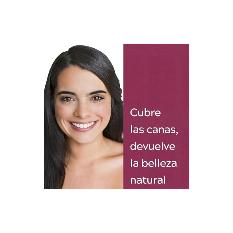 Grecian Lady 5 Shampoo Tinte Canas, Normal, Castaño a Negro,