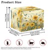 Tnasranmo Sunflower Butterfly Toaster Cover No Base, 4 Slice Wide