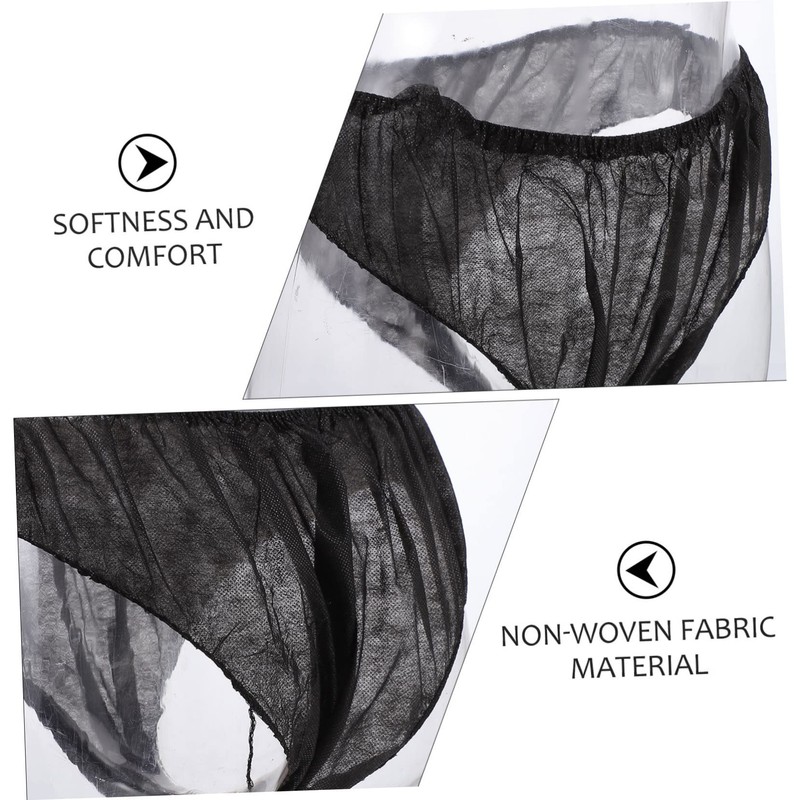 TOVINANNA 10Pcs Women Spa Briefs Disposable Non Woven Fabric Underpants