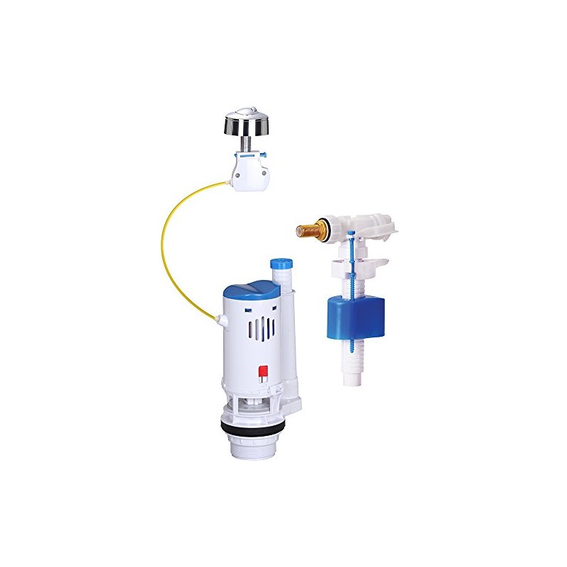 Rousseau 4210977 Flush Kit with Push Button Mechanism and Float