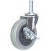 DICASAL 4 Inch American Size Threaded Stem Swivel Caster Wheels