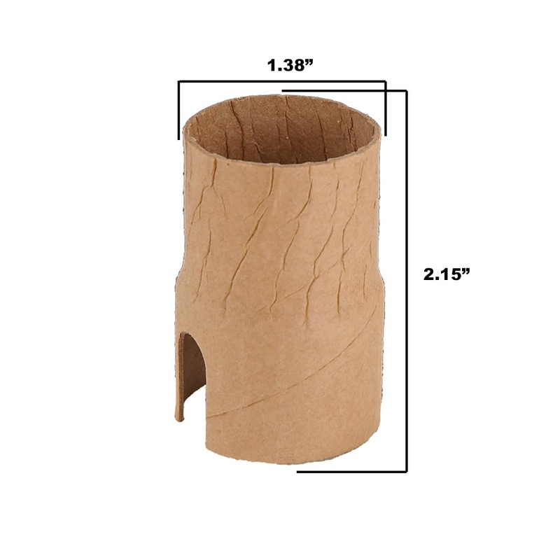 B&P Lamp® Fat-Boy Paper Insulator For Turn-Knob Socket, 6 Pack