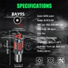 2pcs AC/DC 9-36V H21W LED Bulbs Red,Error Free BAY9S 64136
