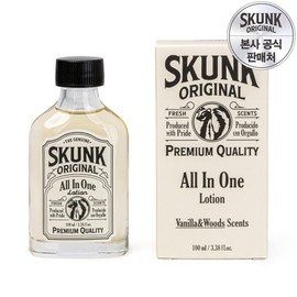 Skunk Original All-in-One Moisturizer Toner All in One - Vanilla Wood Fragrance, 100ml, 1 Piece / 스컹크 오리지날 올인원 모이스처라이저 토너 All in One - 바닐라 우드향, 100ml, 1개