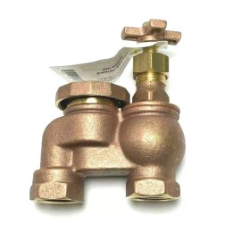 AQUALINE Brass Anti-Siphon 3/4 in.  Control Valve Backflow Preventer Irrigation