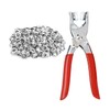 1PCS Grommet Eyelet Plier with 200 Metal Eyelets, Metal Snaps
