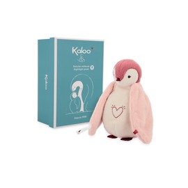 KALOO Musical and Luminous Plush Baby Night Light - Comforter Night Light with White Sounds - Pink - 20cm - Comforter From Birth - K212011